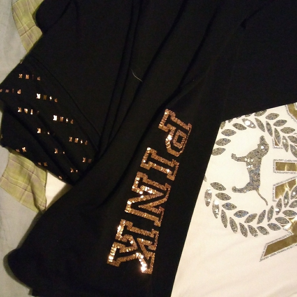 Brand new Pink bling leggings